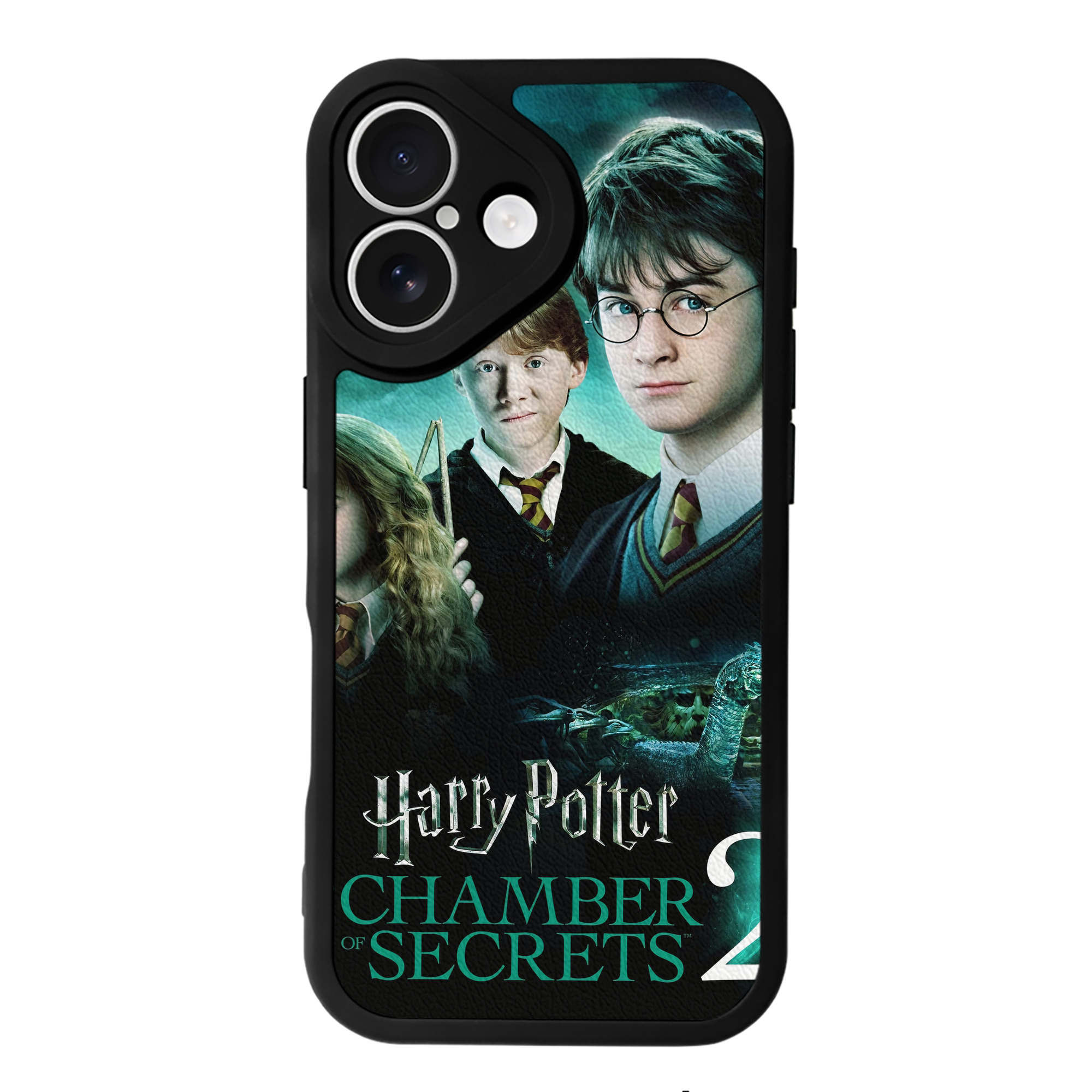（画像用） Harry Potter ハリー・ポッターシリーズ 【iPhone 16シリーズ対応】シリコンスマホケース（レザー調） 材質：シリコン